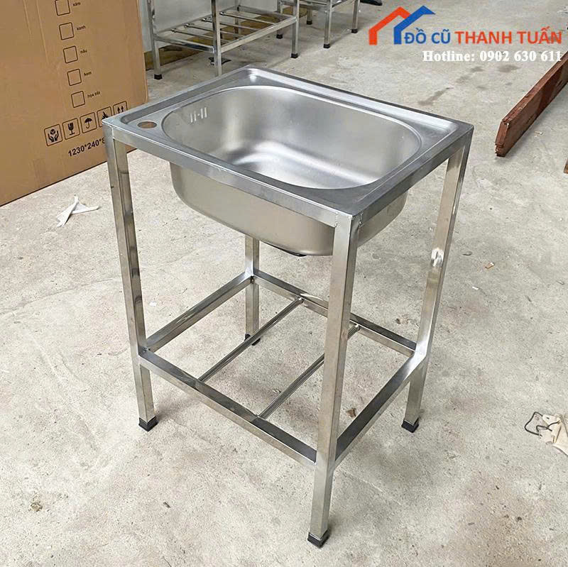 z6896164591713_5c5b54c5112751c4f4c8b55439b9cf42 Bồn Rửa Chén Inox Có Kệ Chắc Chắn Mới 99% (Nhiều Mẫu)