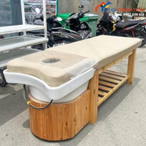 Giường Massage Cũ Thiết Kế Khung Gỗ Chắc Chắn