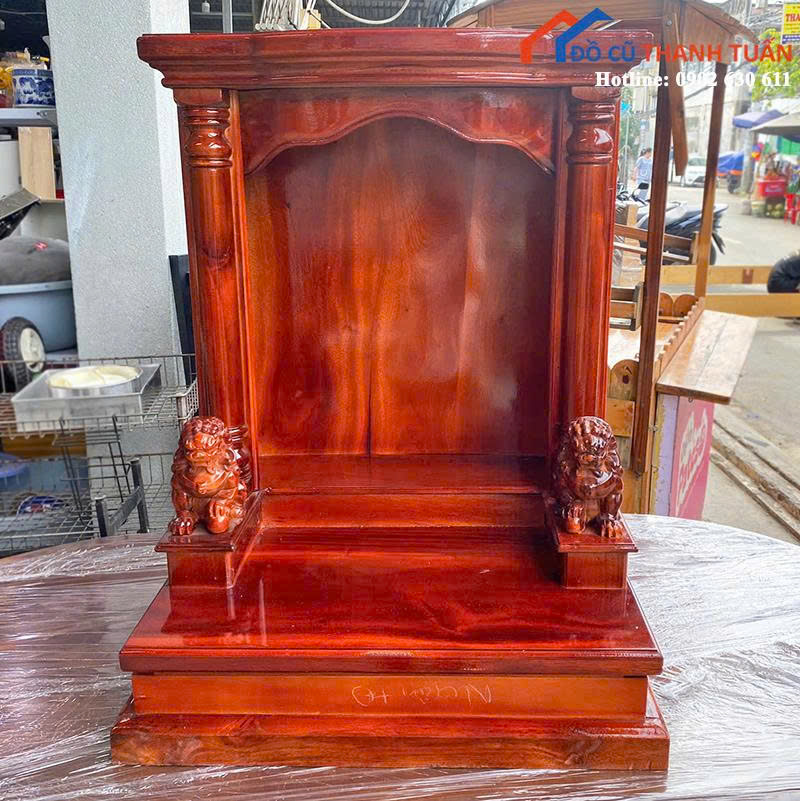 z6902479003793_00f78626d3db5fbcdb776993e4f0636e Thanh Lý Bàn Thờ Thần Tài Chạm Tượng Sư Tử Mới 99%