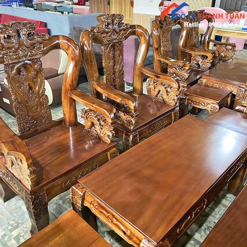 z6903072399247_354104e41c616d17c1e2381b97148df6 Bộ Salon Tràm Tay 10 Bát Tiên Mới 99%