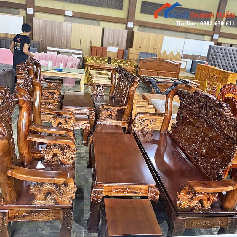 z6903072538934_9bc67e89520c40ec7a63cb596eaf5936 Bộ Salon Tràm Tay 10 Bát Tiên Mới 99%