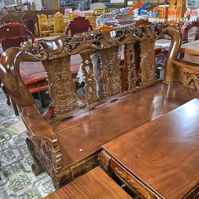 z6903073100056_abf4cbd758570af7a496b9ded16ee62e Bộ Salon Gỗ Tay 12 Tràm Đào Sang Trọng Mới 99%