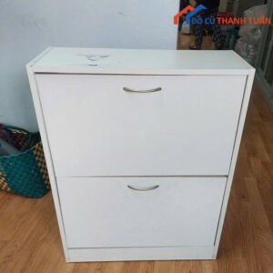 Tủ Đựng Giày Dép Cũ Thiết Kế 2 Ngăn Gọn Gàng