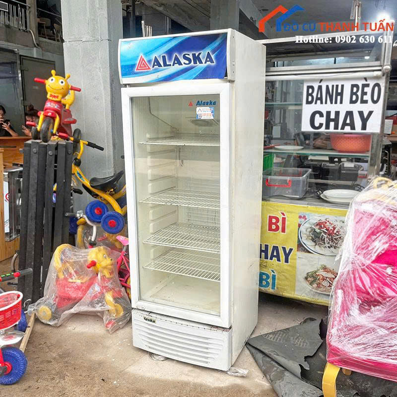 z6918116247668_1553aaa774535d14fc660b1550b5124c Tủ Mát Cũ Alaska Nhiều Ngăn Cửa Kính Trong Suốt