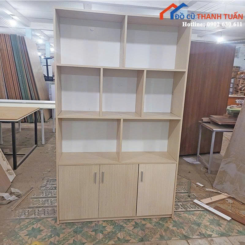 z6918424025722_0fb4e10c8f4a5256666bac7de73c43eb Tủ Hồ Sơ Gỗ 1M2x2M Nhiều Ngăn Mới 99% (Nhiều Mẫu)