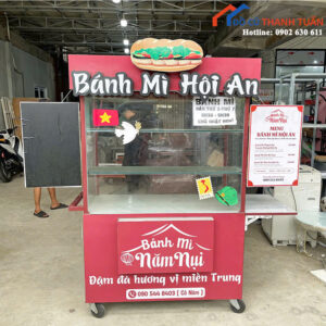 Quầy Bán Hàng Cũ Đa Năng Thiết Kế Kính Trong Suốt