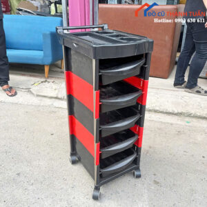 Xe Đẩy Thuốc Nhuộm Cũ Thiết Kế 5 Tầng (Nhiều Màu)