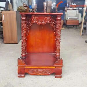 Bàn Thờ Ông Địa Gỗ Cũ Kiểu Dáng Cổ Điển
