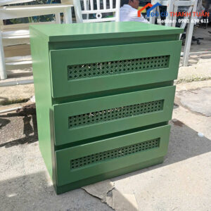 Tủ Đựng Đồ Cũ Màu Xanh 3 Ngăn Tiện Dụng (Nhiều Mẫu)
