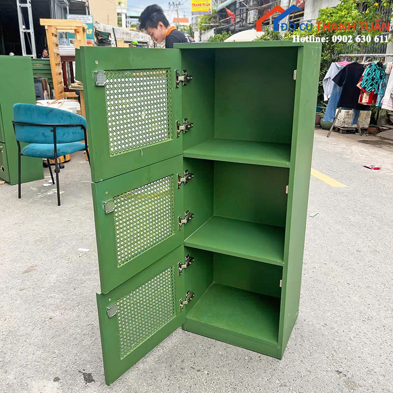 z6957644179064_4cf25ddd4189afee30cef604d7df484d Tủ Đựng Đồ Cũ Màu Xanh 3 Ngăn Tiện Dụng (Nhiều Mẫu)