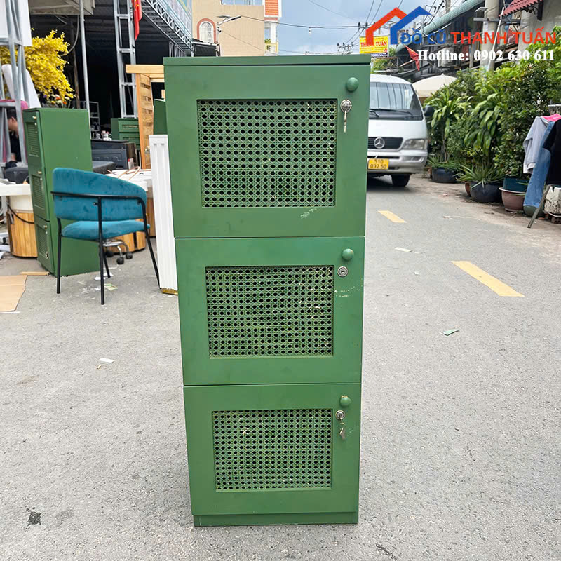 z6957644232127_352dd8733b239b416fb1f9d0746e9430 Tủ Đựng Đồ Cũ Màu Xanh 3 Ngăn Tiện Dụng (Nhiều Mẫu)