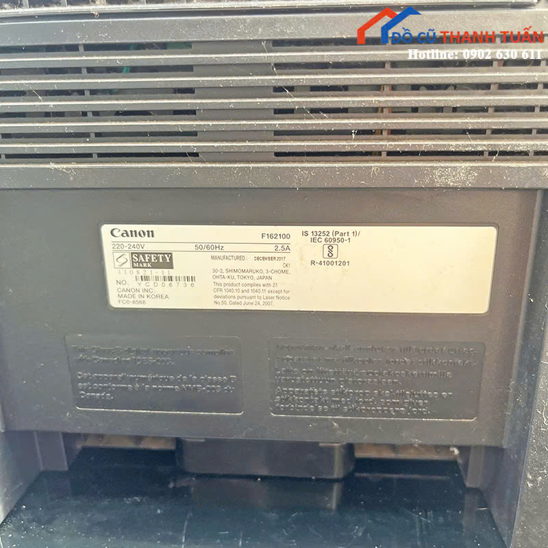 z6957824076132_8966f813dba329ce217d7b0219b62c8d Máy In Canon Cũ Laser Đen Trắng Đa Năng