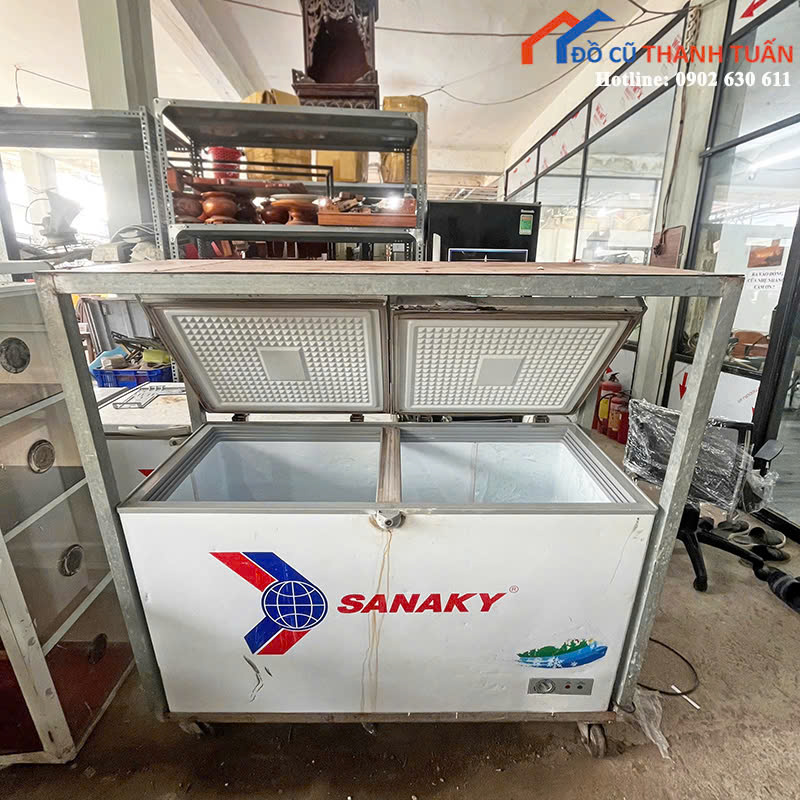 z6988604730984_419100637c78c1dbda53f2db52df4042 Tủ Đông Sanaky Cũ 2 Cánh Làm Lạnh Sâu Giá Tốt