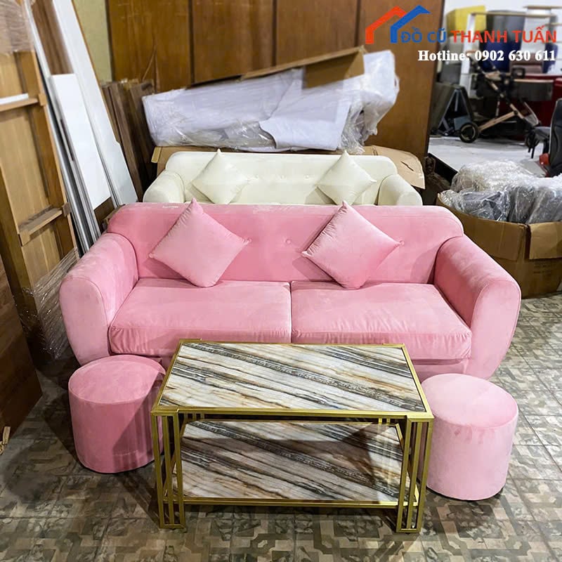z7012992752745_552d2cf72c159b41e7fed5661b44cede Bộ Sofa 1M8 Bọc Vải Nhung Sang Trọng Mới 99% (Nhiều Màu)
