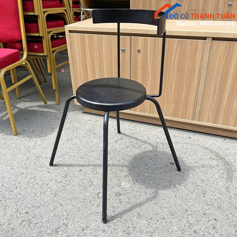 cf2-3 Bộ Bàn Ghế Cafe Cũ Mặt Vân Đá Sang Trọng