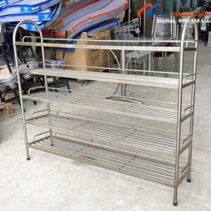 Kệ Đựng Giày Dép Inox Cũ 5 Tầng Chắc Chắn Giá Tốt