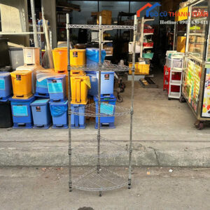 Kệ Góc Inox Cũ Thiết Kế Nhỏ Gọn Tiện Lợi (Nhiều Mẫu)