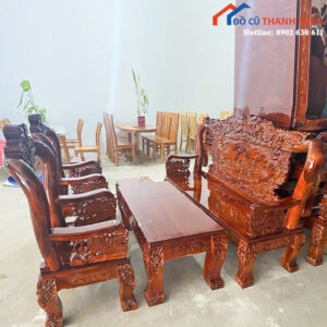 Bộ Salon Gỗ Chạm Khắc Tinh Xảo Mới 99% (Nhiều Mẫu)