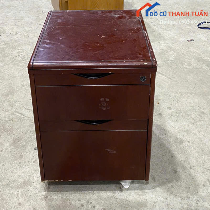 tu-ho-so-sl4-1 Tủ Hồ Sơ Cũ Vân Gỗ Thiết Kế Ngăn Kéo Tiện Lợi