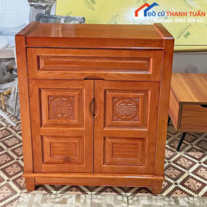 Tủ Đựng Giày Thiết Kế 2 Cánh Nhỏ Gọn Mới 99%