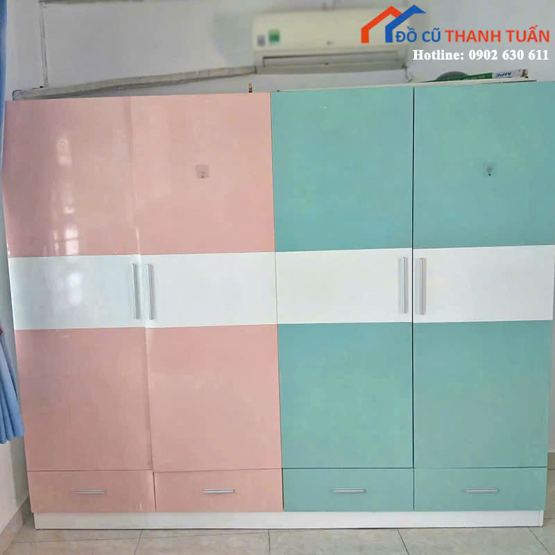 z6978968854741_82216163b8876870aeeae15376545d62 Tủ Quần Áo Gỗ Cũ 2M4x2M Màu Sắc Tươi Tắn