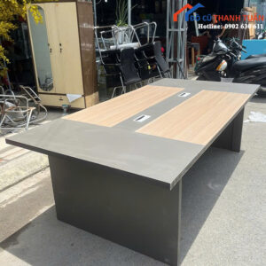 Bàn Họp Cũ 1M1x2M4 Có Lỗ Đi Dây Gọn Gàng