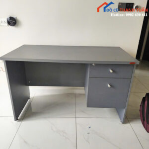 Bàn Làm Việc Cũ 1M2x60CM Màu Xám Thiết Kế Đơn Giản