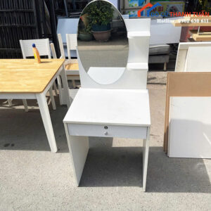 Bàn Trang Điểm Gỗ Cũ Màu Trắng Đẹp Mắt (Nhiều Mẫu)