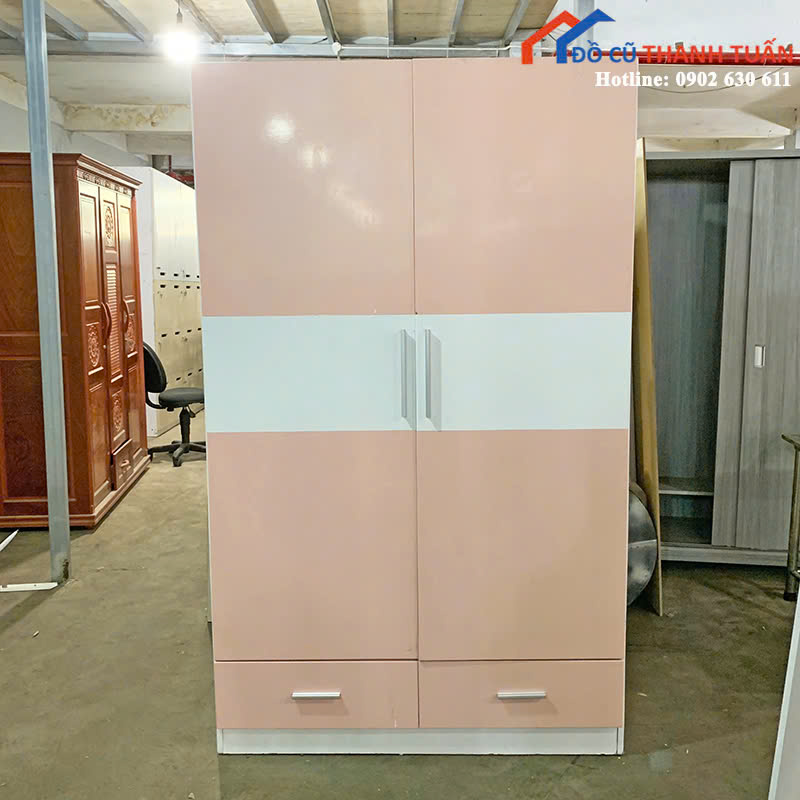 z6988380679158_7238e14cc895690f1971de47d777e49c Tủ Quần Áo Gỗ Cũ 2M4x2M Màu Sắc Tươi Tắn