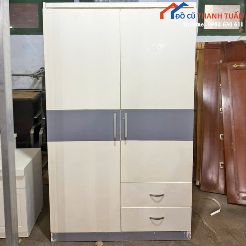 z6989438717346_d5dfffa3cea2cc28f8da2c30c9a9a303 Tủ Quần Áo Cũ Màu Trắng Phối Xám Đẹp Mắt