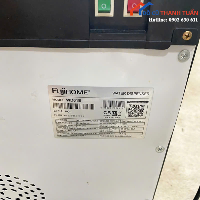 z6999202632933_295d7c9dbe912912b1bfab7fead20677 Máy Lọc Nước Nóng Lạnh FujiHome Cũ Nhỏ Gọn