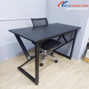 Bộ Bàn Ghế Văn Phòng Cũ 1M2x60CM Chân Chữ K