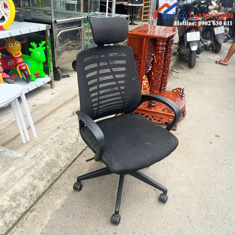 z7013870426931_b70c2b6387760352e01f359b11054819 Ghế Xoay Văn Phòng Cũ Có Tựa Đầu Êm Ái