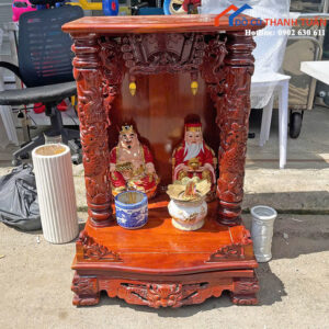 Bàn Thờ Gỗ Gõ Đỏ Cũ Chạm Khắc Tinh Xảo Giá Tốt