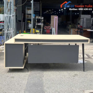 Bàn Giám Đốc Cũ 1M8x1M6 Góc Chữ L Hiện Đại