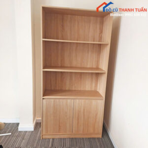 Tủ Trưng Bày Cũ Gỗ Vân Sáng Sang Trọng