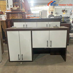 Kệ Bếp Trên Cũ 1M1x40CM Nhiều Ngăn Đựng Tiện Lợi