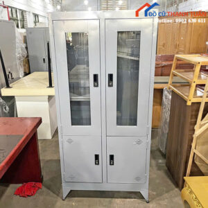 Thanh Lý Tủ Hồ Sơ Thiết Kế 4 Cánh Rộng Rãi Mới 99%