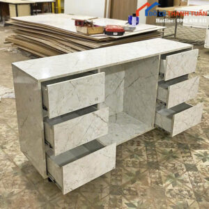 Quầy Lễ Tân 1M5x80CM Giả Vân Đá Hiện Đại Mới 99%