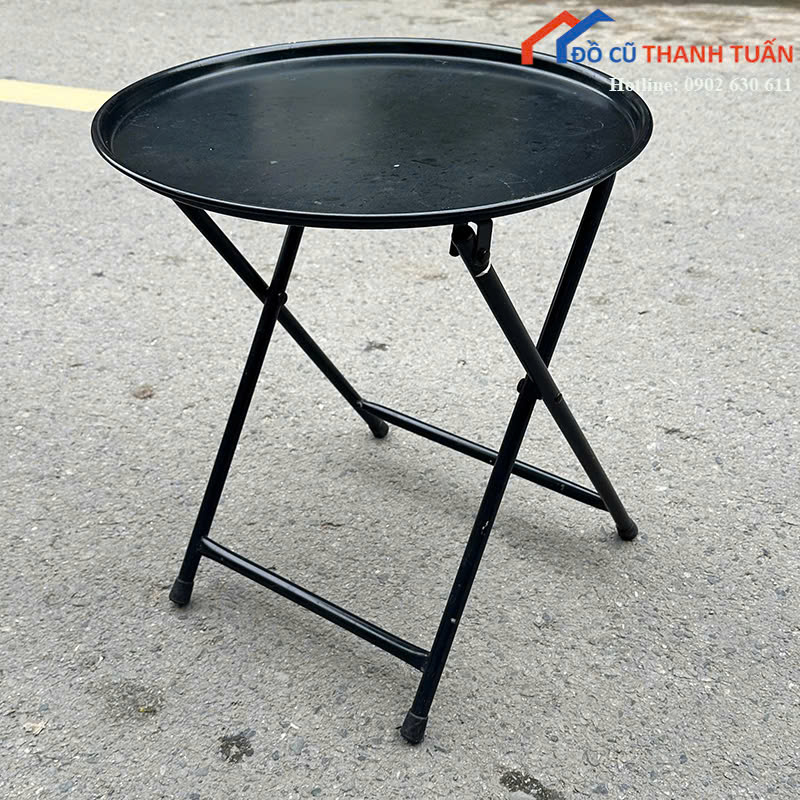 z7183163901211_0e8b848f50560e94680ba09b6565c9e1 Bàn Cafe Cũ Hình Tròn Gấp Gọn Tiện Lợi (Nhiều Màu)