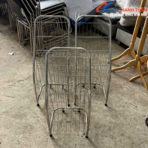 Kệ Inox Cũ Thiết Kế 3 Tầng Chắc Chắn Giá Tốt