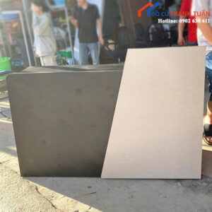 Quầy Lễ Tân Cũ 1M4x48 Màu Xám Phối Trắng Hiện Đại