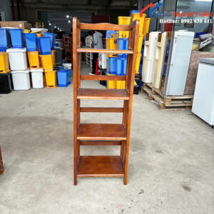 Kệ Sách Gỗ Cũ Thiết Kế 4 Tầng Tiện Lợi Giá Tốt