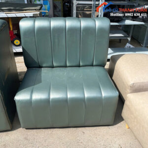 Ghế Sofa Cũ Bọc Da Màu Xanh Sang Trọng (Nhiều Mẫu)