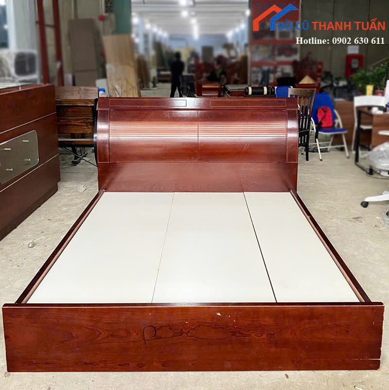 giuong-1m6x2m-gia-2tr-4 Giường Ngủ Cũ 1M6x2M Kiểu Dáng Hiện Đại (Nhiều Mẫu)