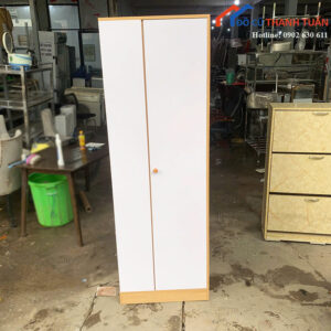Tủ Quần Áo Cũ 1 Cánh Có Kệ Bên Hông Tiện Dụng