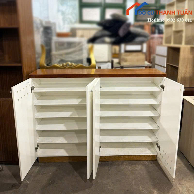 tu-giay-1tr8-1 Tủ Đựng Giày Dép Cũ Thiết Kế 4 Cánh Nhỏ Gọn