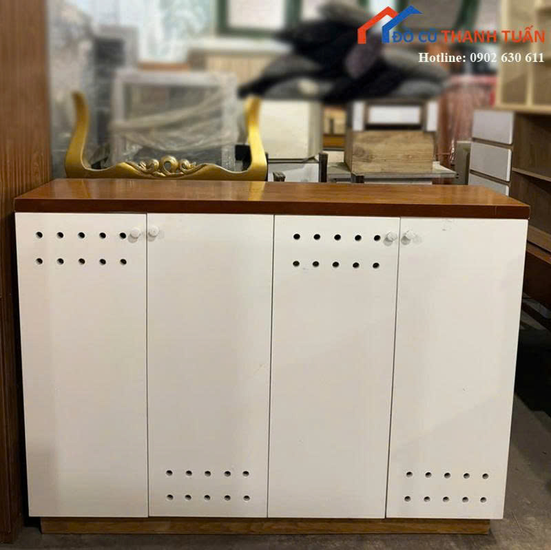 tu-giay-1tr8-2 Tủ Đựng Giày Dép Cũ Thiết Kế 4 Cánh Nhỏ Gọn