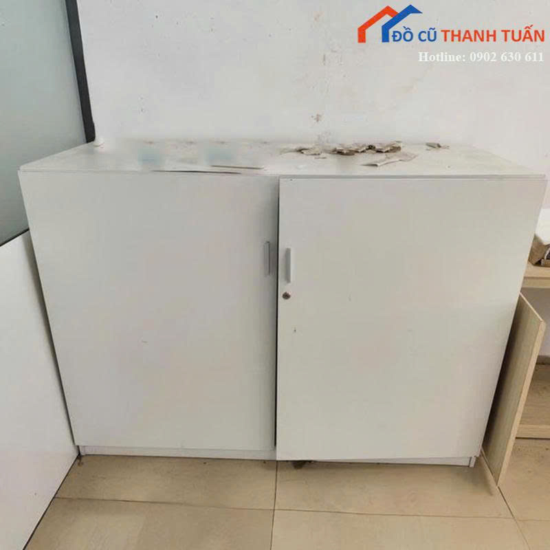 tu-ho-so-1m5x60-g1tr1 Tủ Hồ Sơ Cũ 1M5x60CM Màu Trắng Có 2 Cánh Rộng Rãi