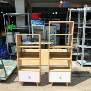 Kệ Sách Cũ Màu Vân Gỗ Phối Trắng Hiện Đại (Nhiều Mẫu)